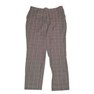a new day Pants Elastic Waist Brown Business‎ Dress Womens Size 10